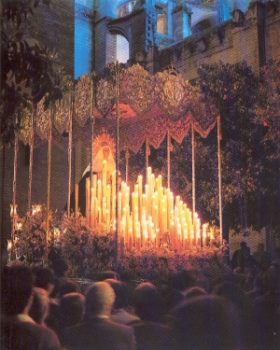 Cartel de la Semana Santa de Sevilla de 1988, obra de Javier I. Velasco González (Foto)