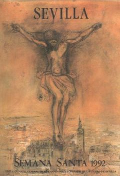 Cartel de la Semana Santa de Sevilla de 1992, obra de Joaquín Sáenz