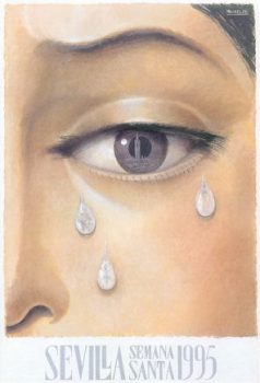 Cartel de la Semana Santa de Sevilla de 1995, obra de Francisco Maireles