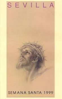 Cartel de la Semana Santa de Sevilla de 1999, obra de Antonio Agudo