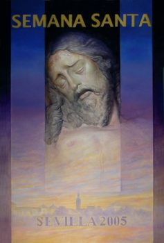 Cartel de la Semana Santa de Sevilla de 2005, obra de Juan Francisco Cárceles Pascual