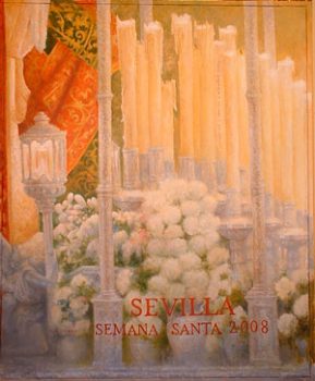 Cartel de la Semana Santa de Sevilla de 2008, obra de Emilio Díaz-Cantelar Costas