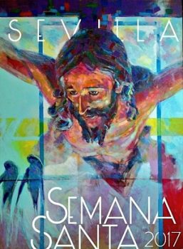 Cartel de la Semana Santa de Sevilla de 2017, obra de José María Pérez-Cerezal