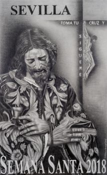 Cartel de la Semana Santa de Sevilla de 2018, obra de José Gutiérrez Aragón