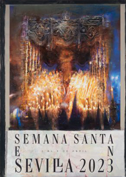 Cartel de la Semana Santa de Sevilla de 2023, obra de Daniel Franca Camacho